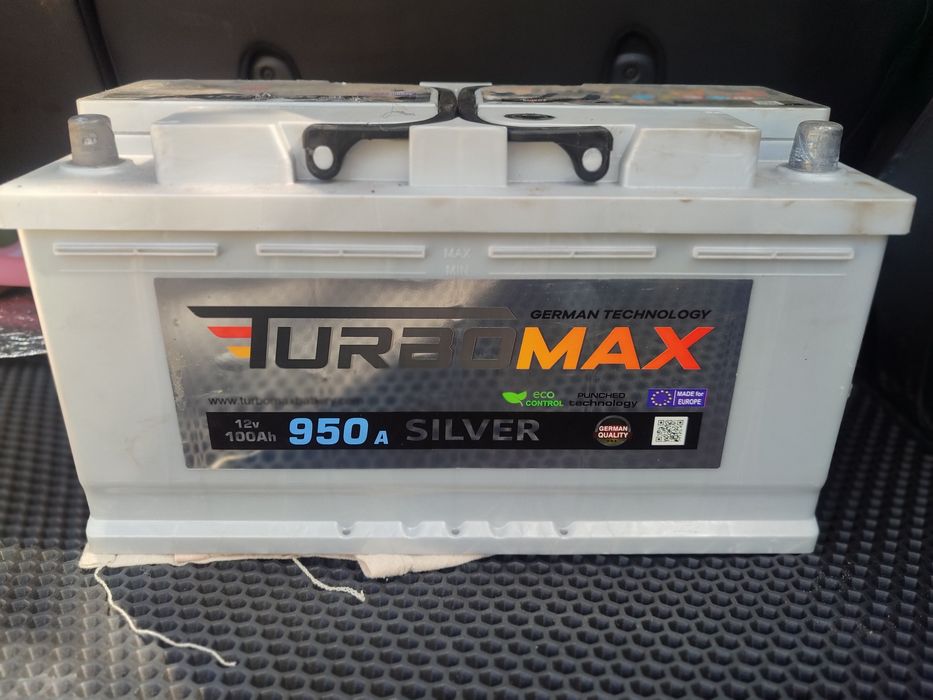 Акумулятор Turbo Max Silver 950A 12V 100AH
