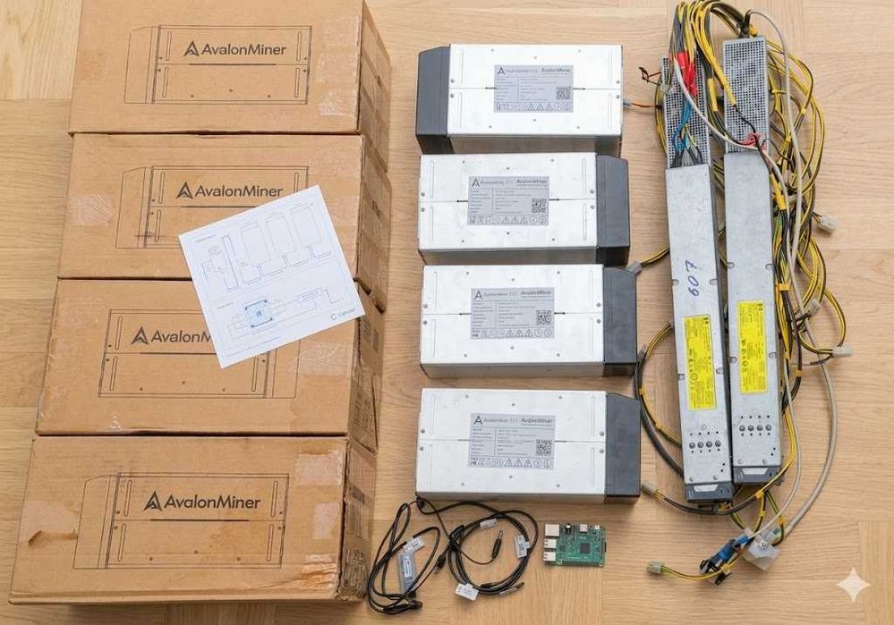 Асик Avalon miner 741 - 4 шт.