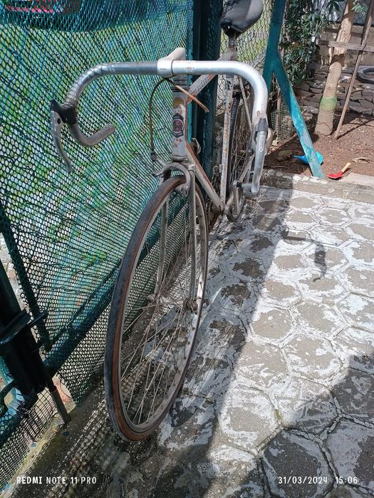 Bicicleta de corrida antiga