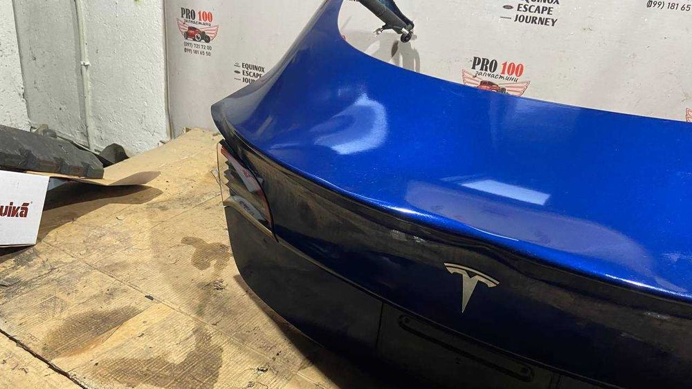 Ляда кляпа кришка багажника синій PPSB Тесла Tesla Model 3 2018 - 2023