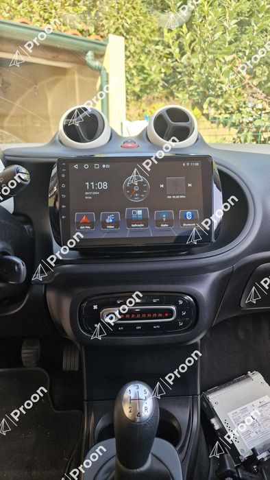 Auto Rádio Smart 453 2 Din  Ano 2016 até 2020