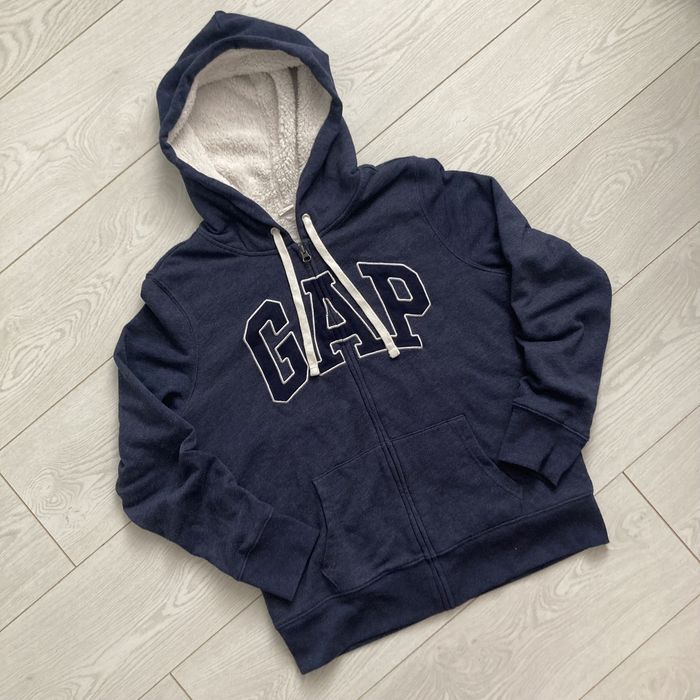Gap Sherpa Fz Navy Heather