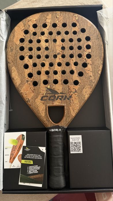 Raquete padel Cork Premium Hybrid II - 364 gr