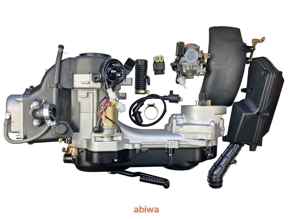 SILNIK 139QMB 4T GY6 80CCM - 43cm, Bęben, Krótki wałek, FILTR "L",