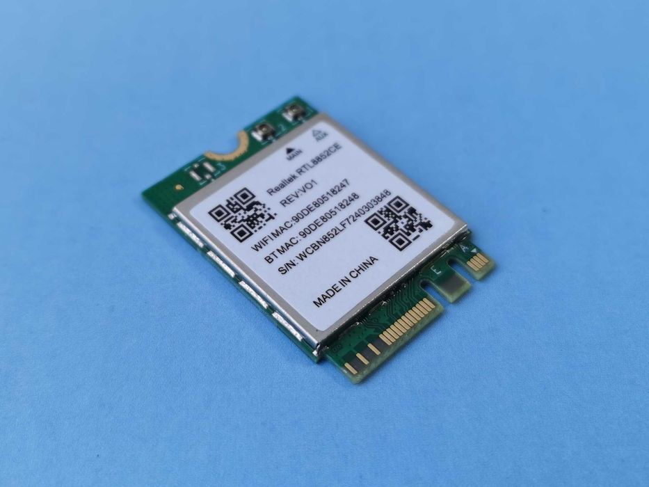 Realtek WiFi 6E + BT 5.4 (6Ghz, 160Mhz) - RTL8852ce