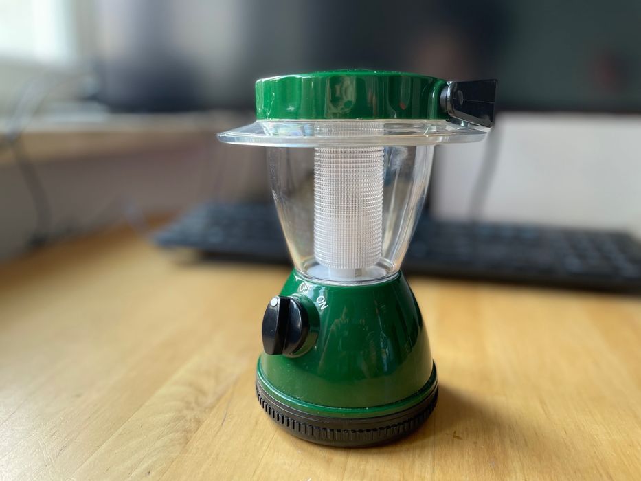 Lampa kempingowa LA-107 zielona