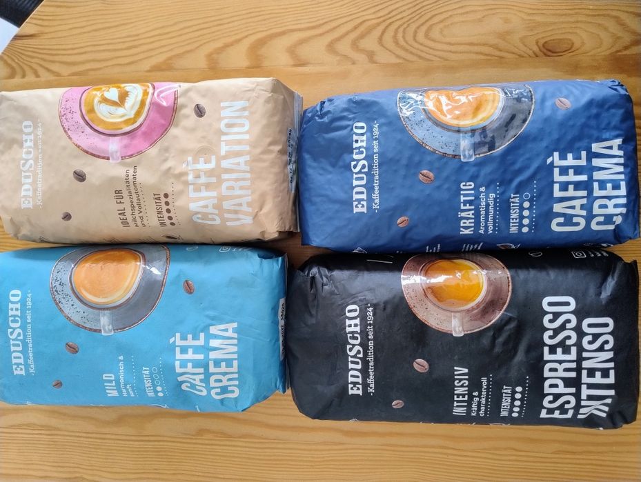 Kawy ziarniste Eduscho