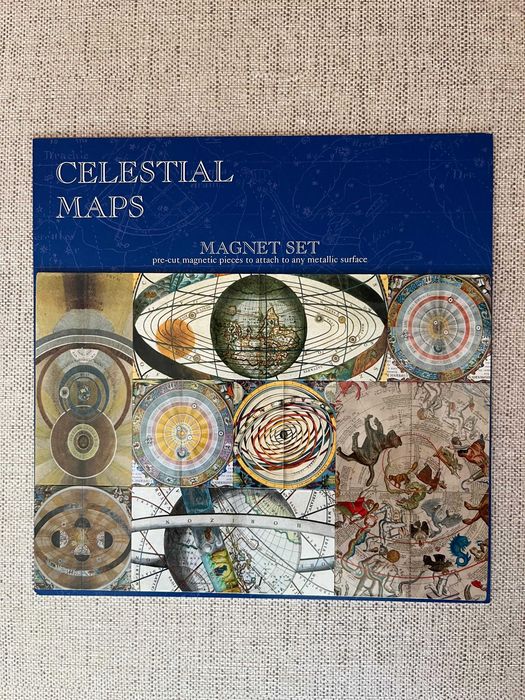 Ímanes Celestial Maps - British Library - 8 Mapas do Céu