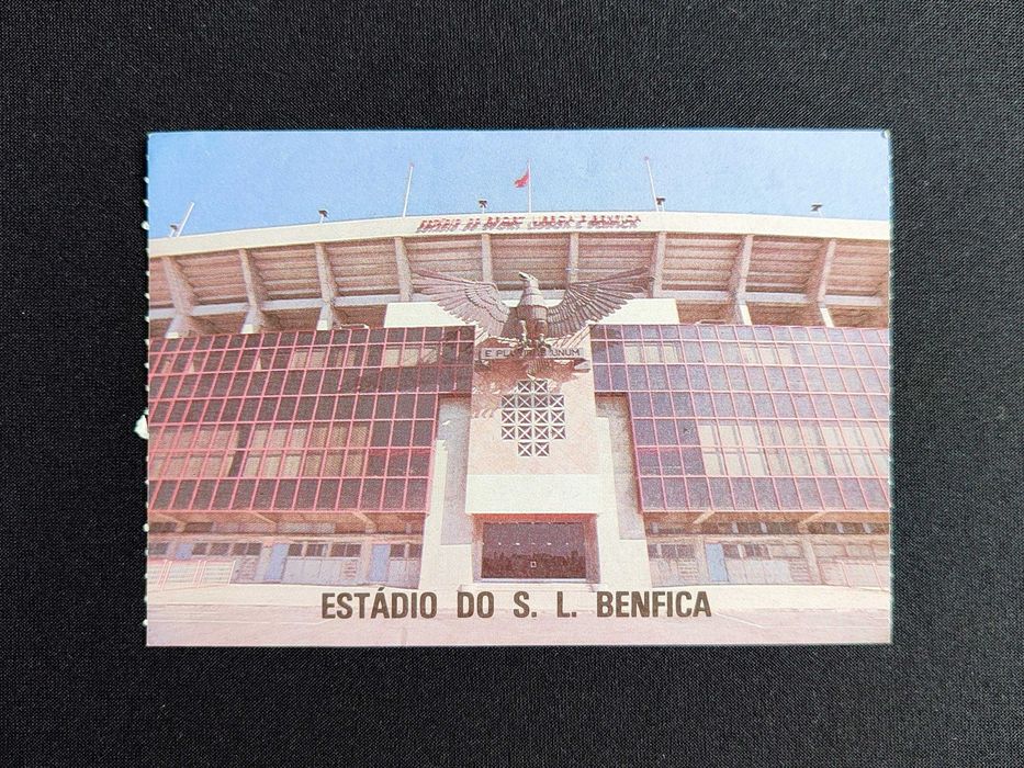 Bilhete do jogo Benfica - Liègeois (1988/89)