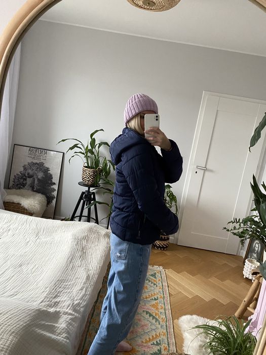 Granatowa kurtka ZARA trf