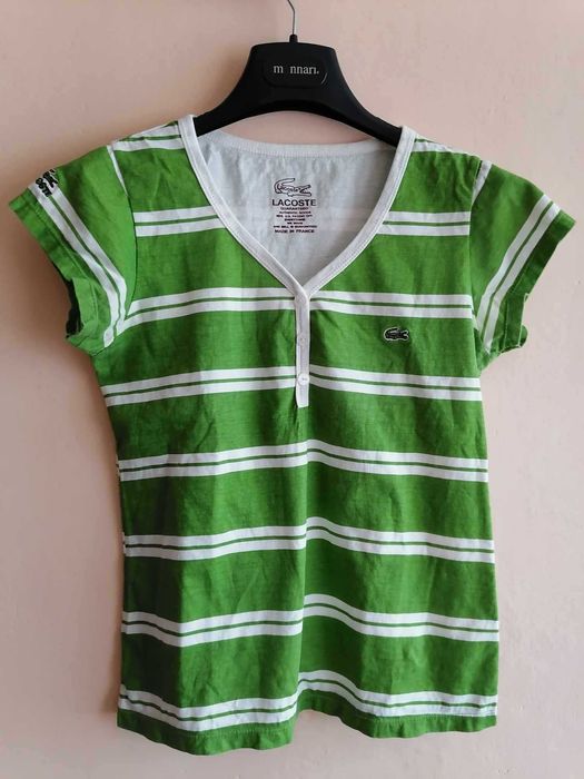 Zielony T-shirt Lacoste roz. S
