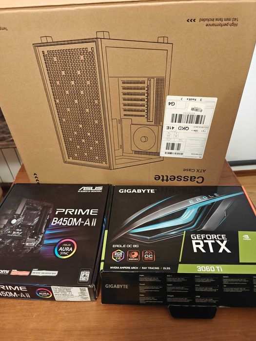 Ryzen 5 5600g rtx3060ti,16ram,512m2,solidny zestaw dla gracza.