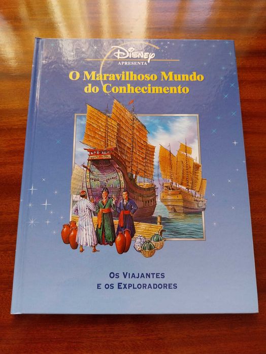 Os Viajantes e os Exploradores, livro pedagógico, Disney, em muito bom estado. Tenho coleção