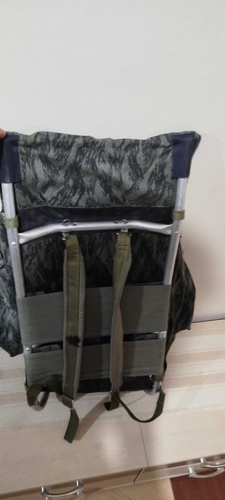 Plecak turystyczny moro ze stelażem