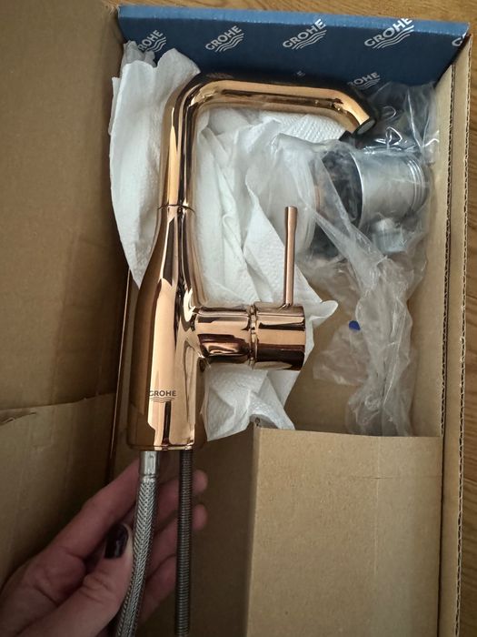 Bateria umywalkowa Essence Grohe L Warm Sunset