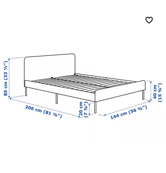 Cama de casal para venda