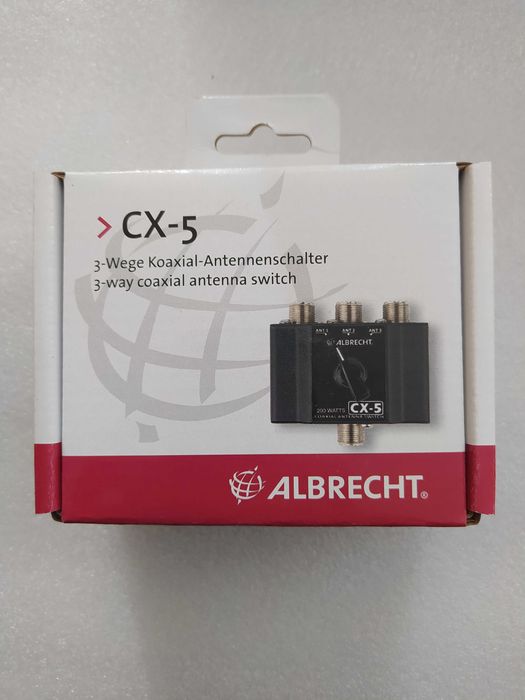 Przełącznik Antenowy 3 pozycyjny CX-5 ALBRECHT do CB Radio
