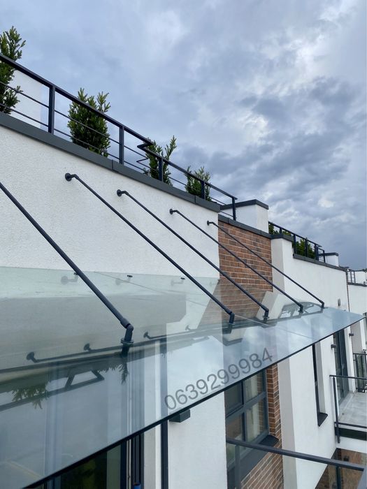 Скляні перила,вироби зі скла,сходи,балкони,тераси,дашки
