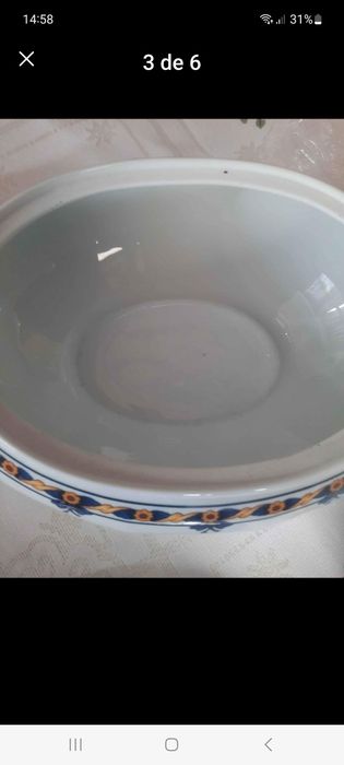 Terrina e bule vista alegre novo