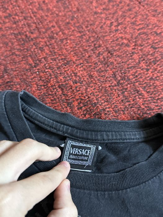 Вінтажна футболка versace jeans, versace jeans tee