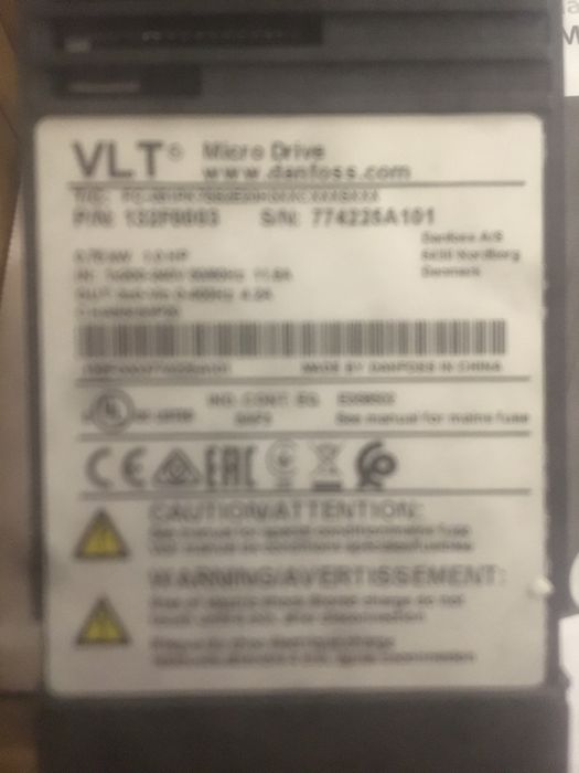 Частотный преобразователь Danfoss VLT Micro Drive FC 51