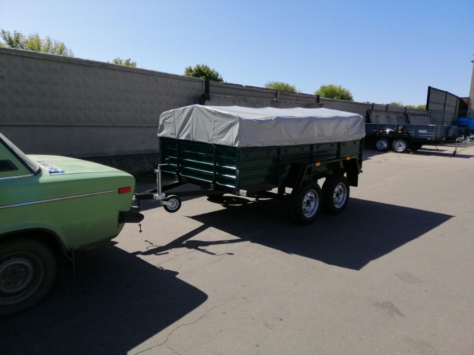 Двухосный Легковой Прицеп Усиленный Кремень+КРД-108