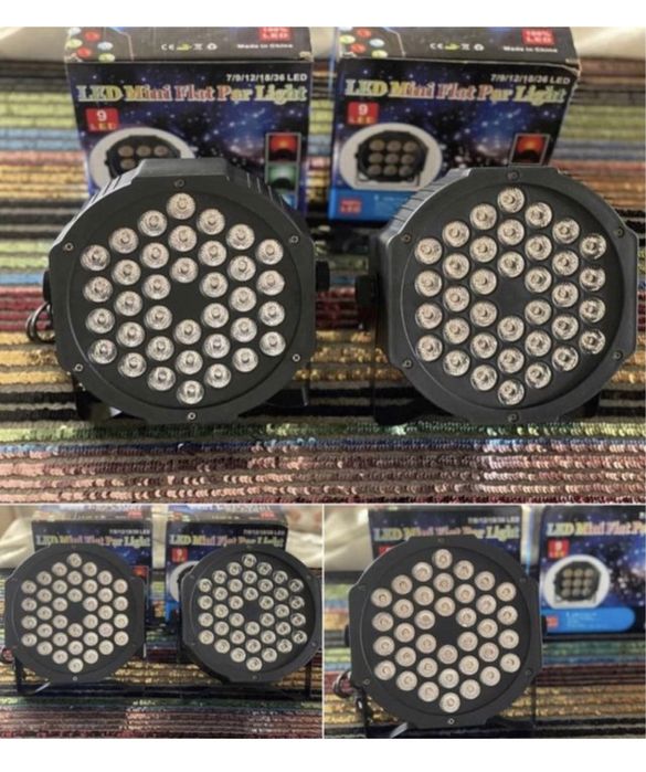 2 projetores dmx 36 leds