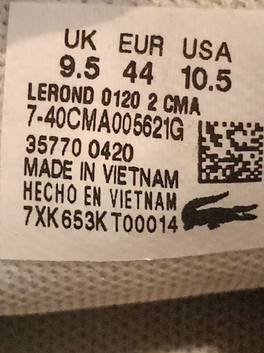 Buty Lacoste męskie