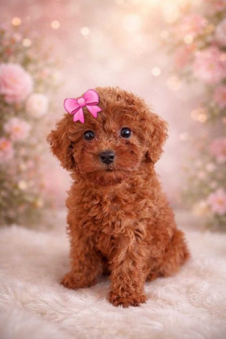 Dziewchinky red toy pudel