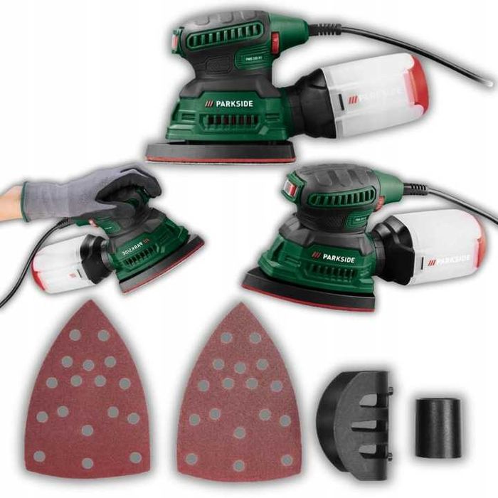 Nowa Wielofunkcyjna Szlifierka Oscylacyjna 160W PARKSIDE PMS 160 B2