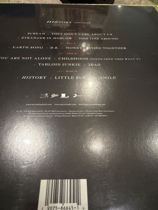 Michael Jackson - History - 2 LP picture Disc