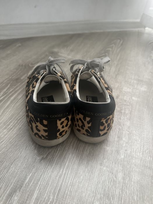 Кеди golden goose леопард шкіра