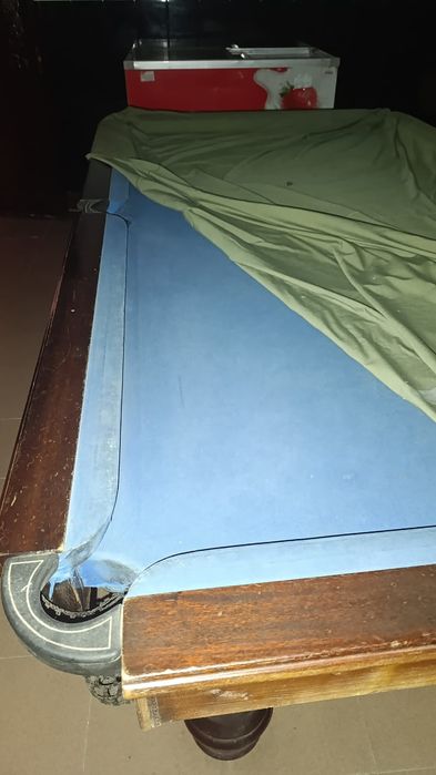 Mesa de Bilhar Profissional – Pano Azul + Acessórios