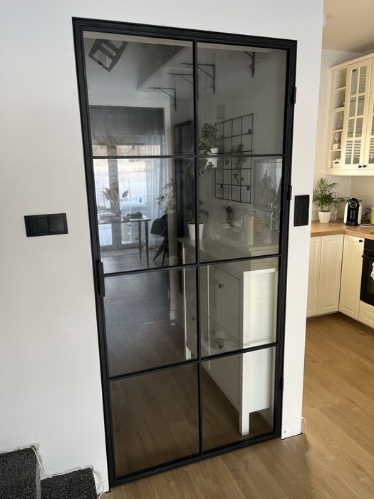 Drzwi ścianki loftowe drzwi szklane loft