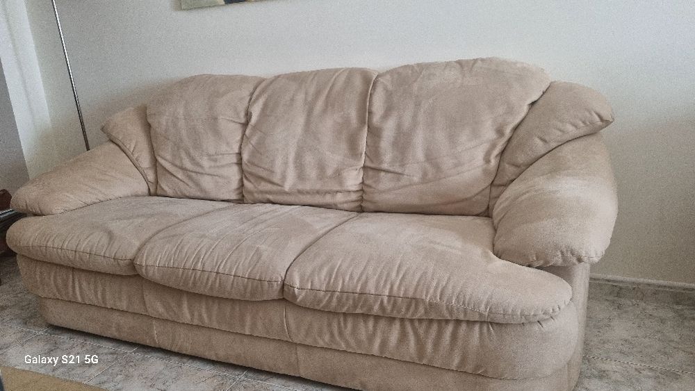 Sofá Divani&Divani 3 lugares usado NEGOCIÁVEL
