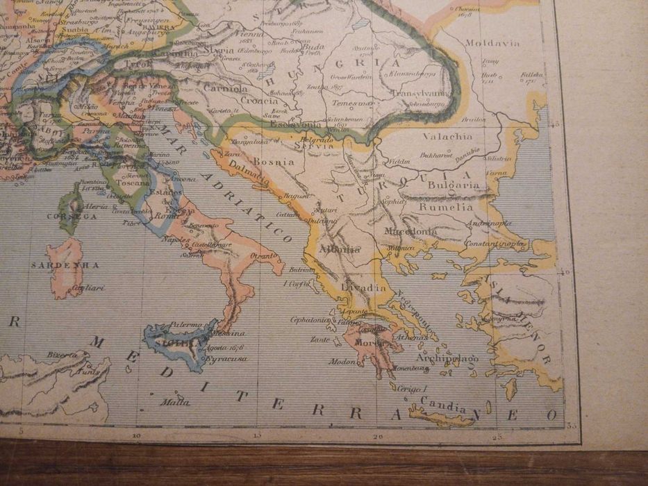Mapa Europa 1648-1715 (Final do Séc XIX, Início do Séc. XX)