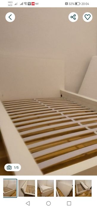 Cama de solteiro 90x200