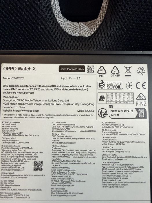 Oppo Watch X wear os