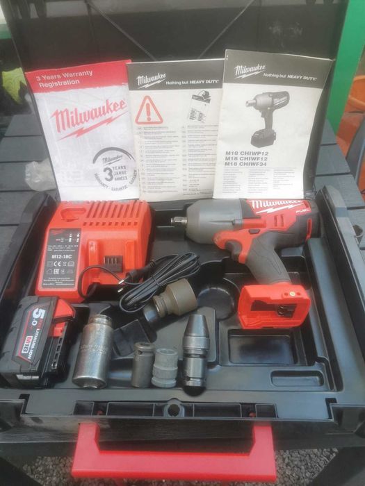 Milwaukee Klucz udarowy 1/2" M18 CHIWF12