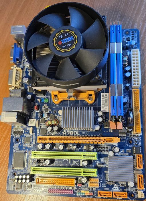 AMD комплект:AM3 Phenom II X4 945(3.0)/Biostar A780L v.6/8Gb DDR2 800