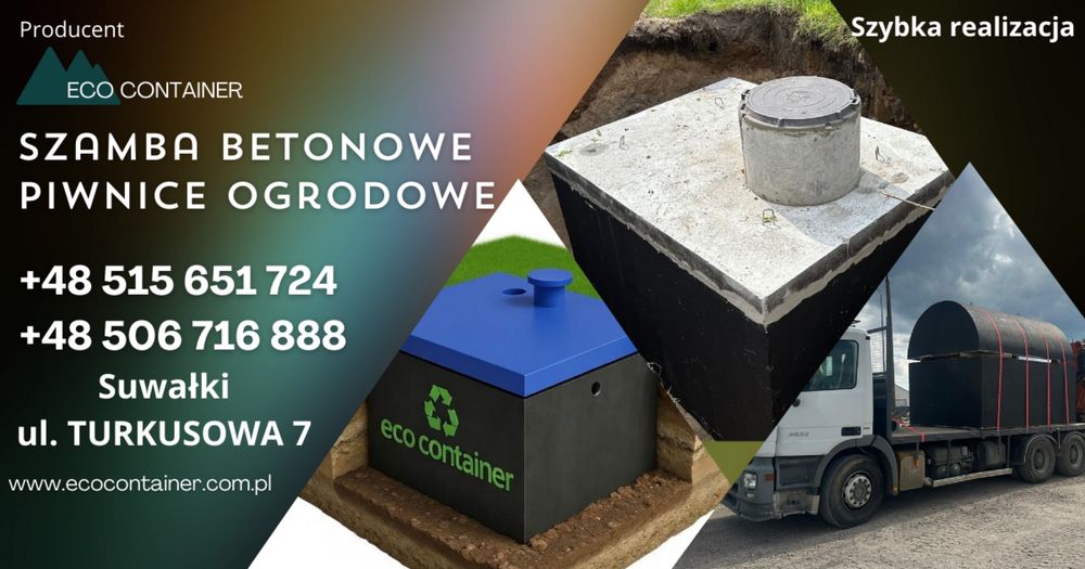 Betonowe szambo szamba