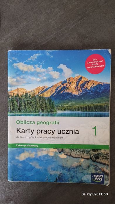 Oblicza geografii karty pracy ucznia 1
