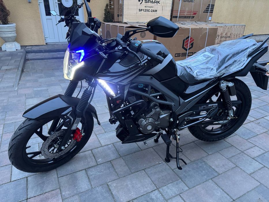 Мотоцикл SP200R-34 МОТОР 200КУБ БАЛАНСВАЛ  повний пакет документів ТОП