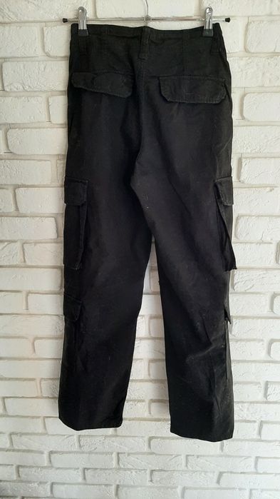 Spodnie cargo streight bershka xxs 32