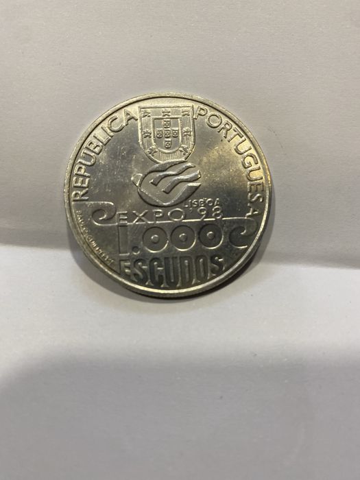 Morda 1000 escudos 1000 escudos prata expo 98
