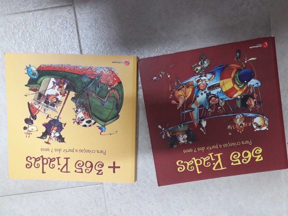 Conjunto dos livros de 365 piadas