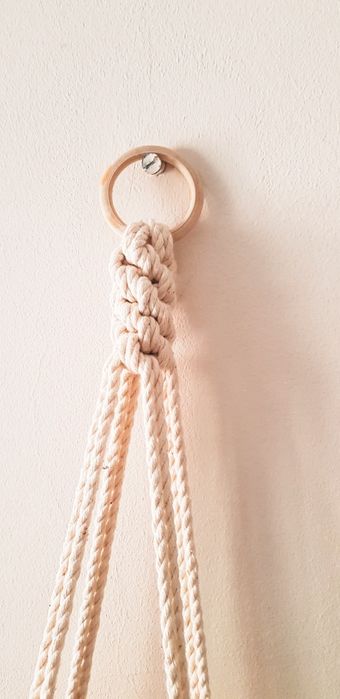 Suporte para Plantas em Macramé