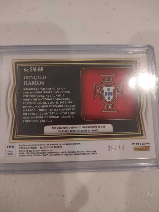Card Gonçalo Ramos Patch Seriada /49