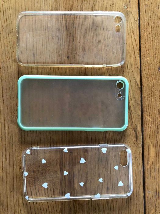 Capas usadas IPhone 6, 7 e 8 em bom estado portes de envio incluídos.