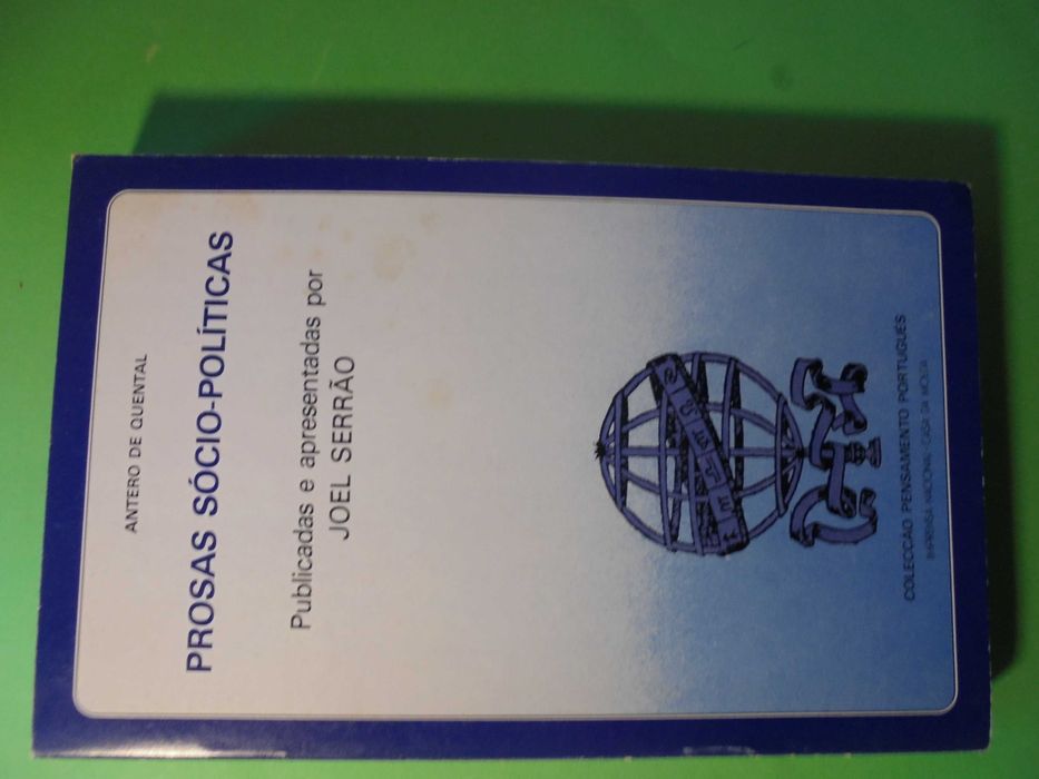 Quental (Antero de);Prosas Sócio Políticas